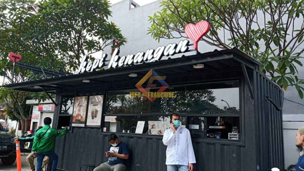 franchise kopi kenangan container simulasi biaya & profit
