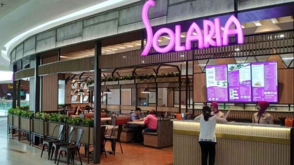 Harga Franchise Restoran Solaria update terbaru 2026