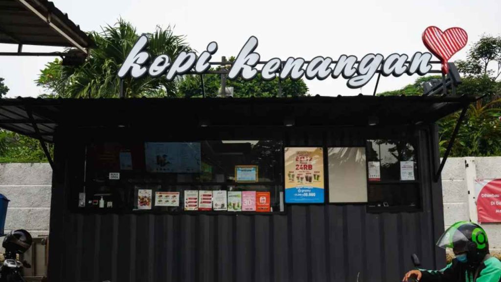 Franchise kopi kenangan container