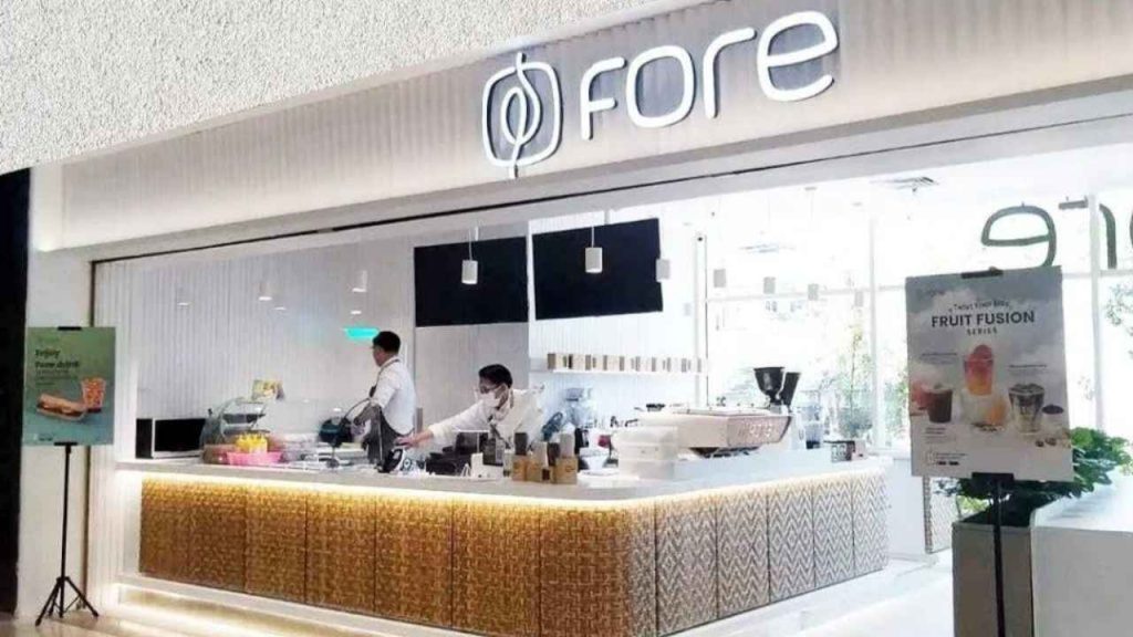 Franchise Kopi Fore Coffee rincian biaya bersih hingga buka 2026