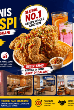 Modal Awal Franchise J Chicken Cepat Balik Modal