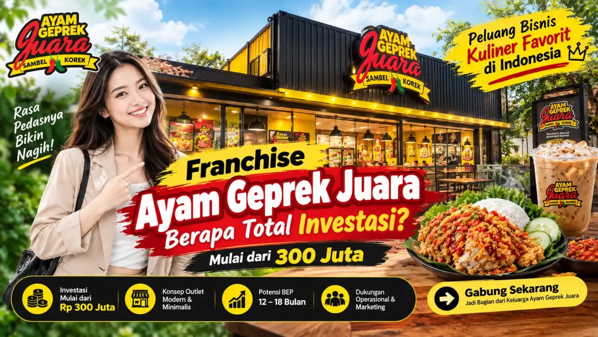 Franchise Ayam Geprek Juara