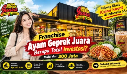 Franchise Ayam Geprek Juara