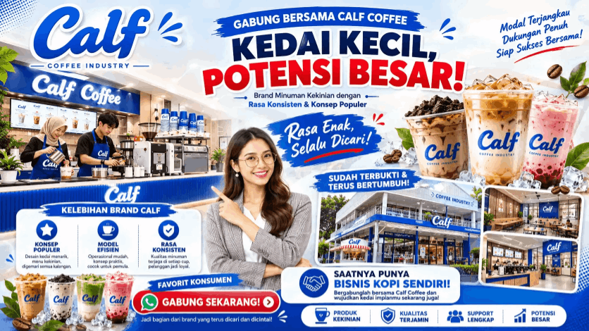 Syarat & Harga Franchise Calf Coffee Lengkap