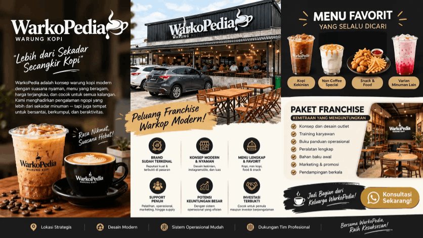 Franchise warkop modern