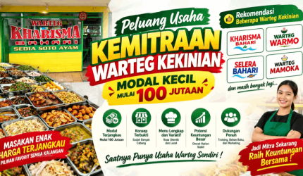 Harga franchise warteg Jakarta kekinian modal kecil