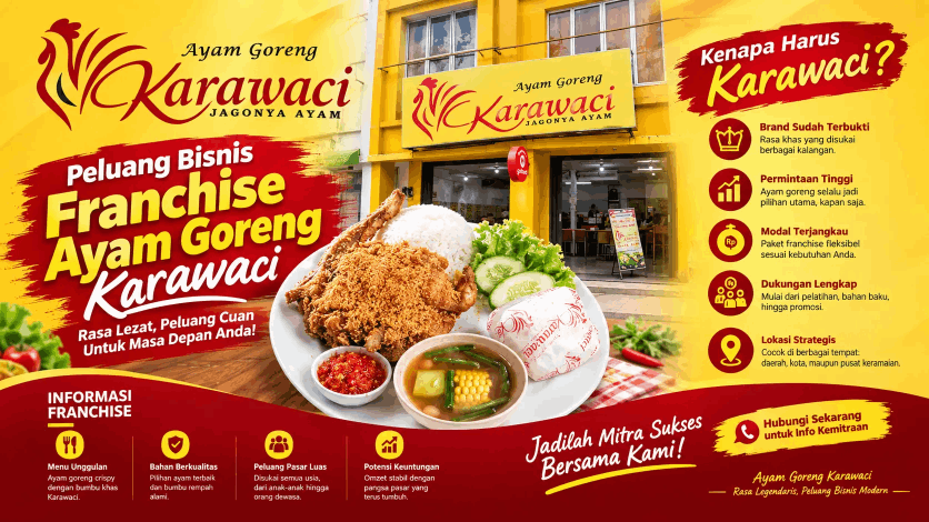 franchise ayam goreng kawaraci