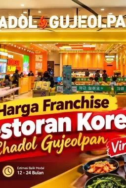 Harga Franchise Restoran Korea Chadol Gujeolpan Viral