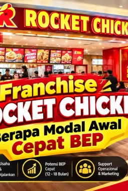 Franchise Rocket Chicken Berapa Modal Awal Cepat BEP