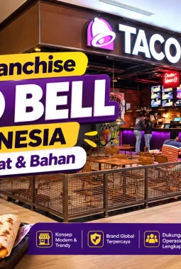 Harga franchise taco bell indonesia rincian alat & bahan