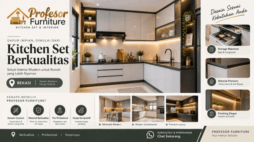 kitchen set bekasi timur
