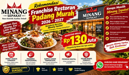 franchise restoran padang murah